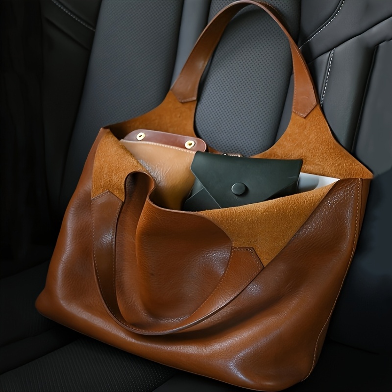 トートバッグ、広々とした柔らかなブラウン素材、軽やかな高級感 - Luxury Bags Tote のレビューと価格