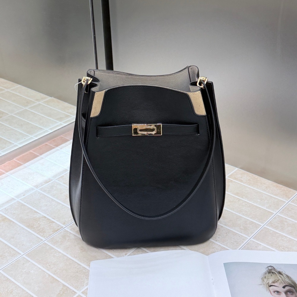 新作バケットバッグ オールドマネー風 大容量トートバッグ ユ - Luxury Bags Leather のレビューと価格